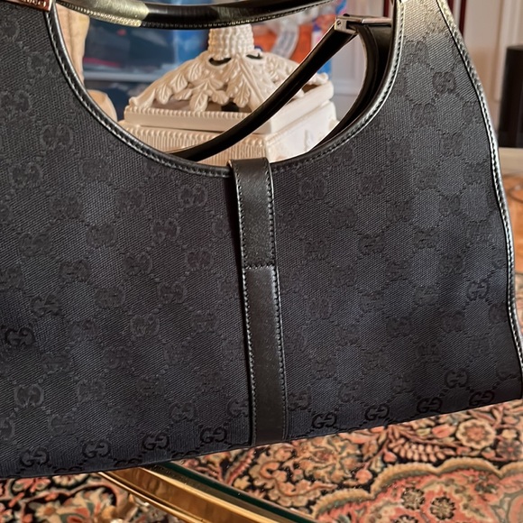 Vintage black monogram gucci bag, well kept , hardly used in excellent condition - Picture 3 of 11